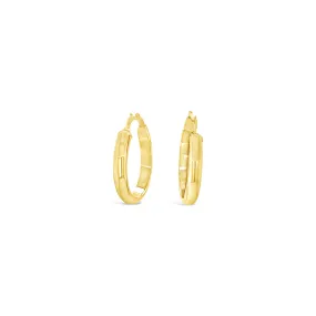 10 Karat Gold 3mm Round Hoops