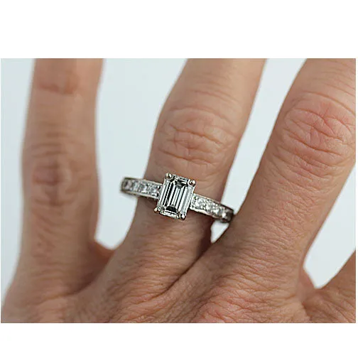 1.09 Carat GIA Art Deco Replica Ring