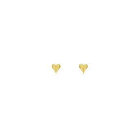 14k Gold Mini Bijoux Heart Studs