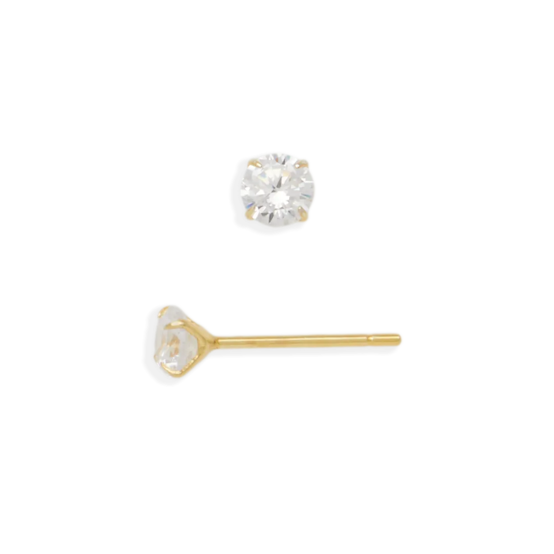 4mm Classic Solitaire Studs