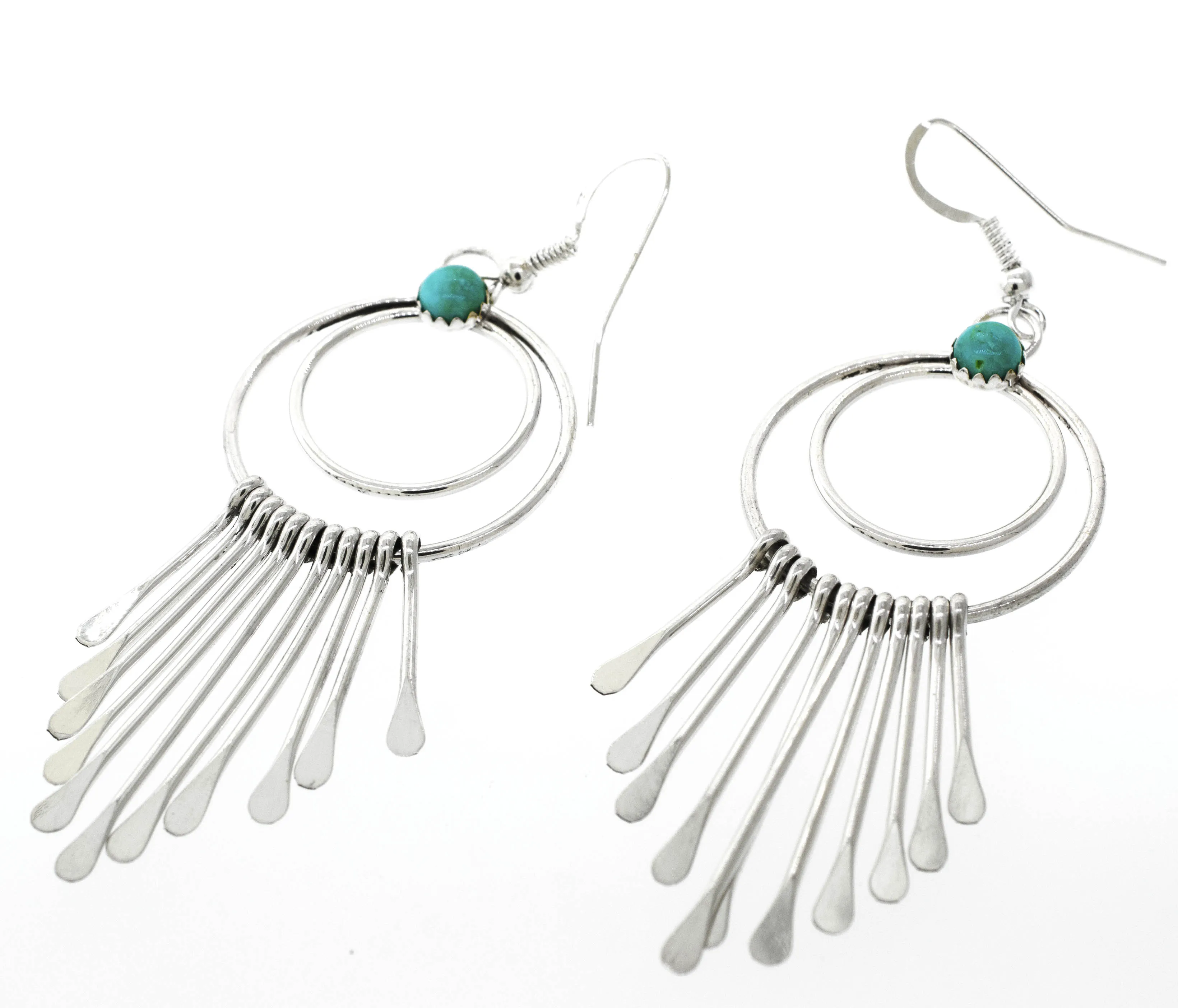 Alluring Turquoise Chandelier Earrings