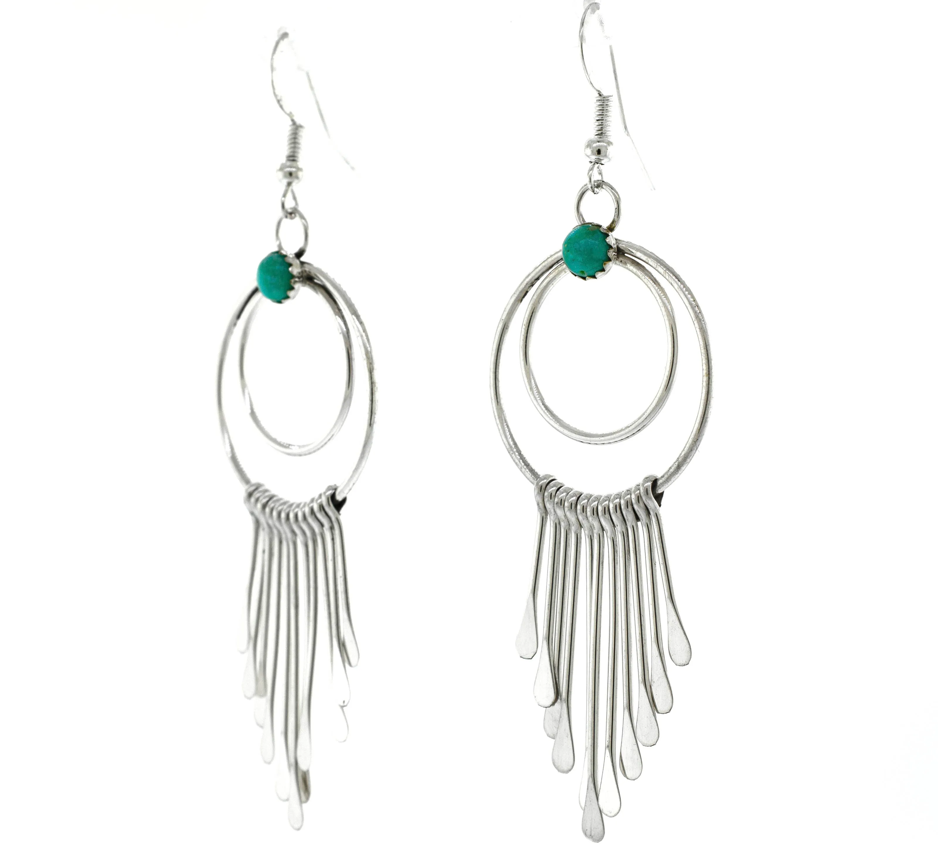 Alluring Turquoise Chandelier Earrings