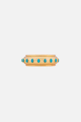 AVA GOLDEN TURQUOISE BANGLE MULTI