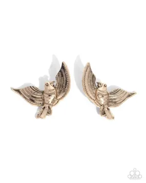 Bird of PLAY - Gold Earrings