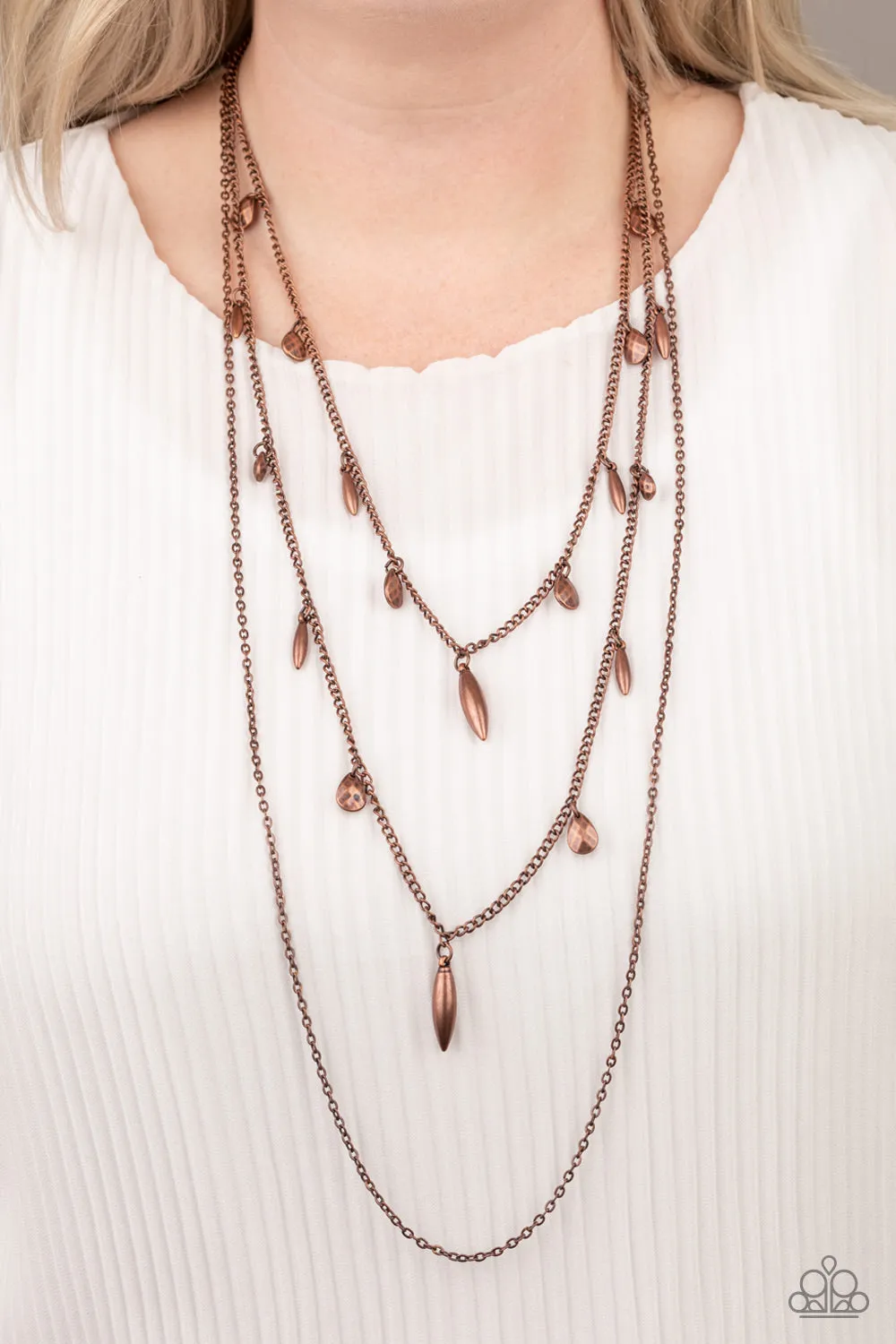 Bravo Bravado - Copper Paparazzi Necklace