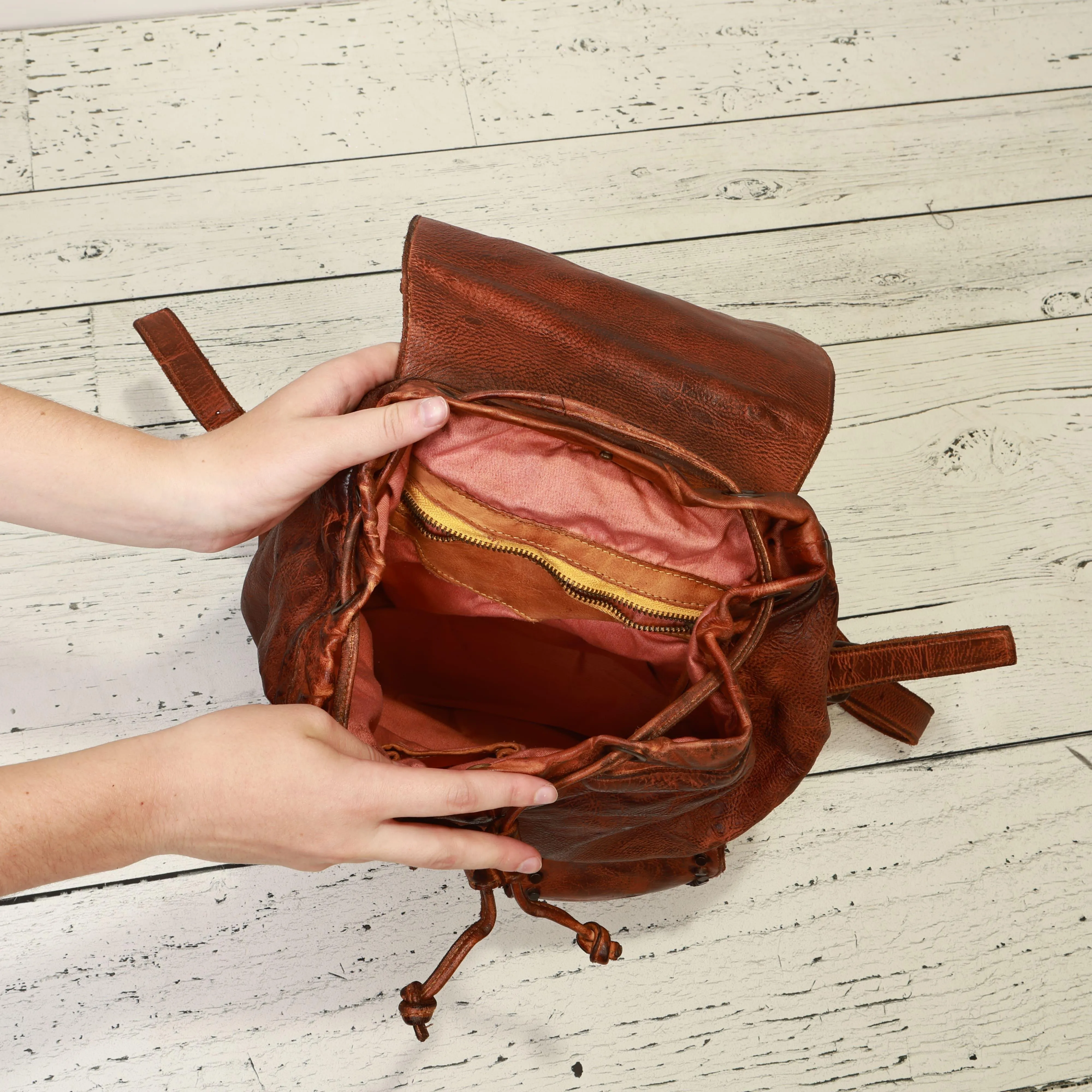 Classic Leather Backpack