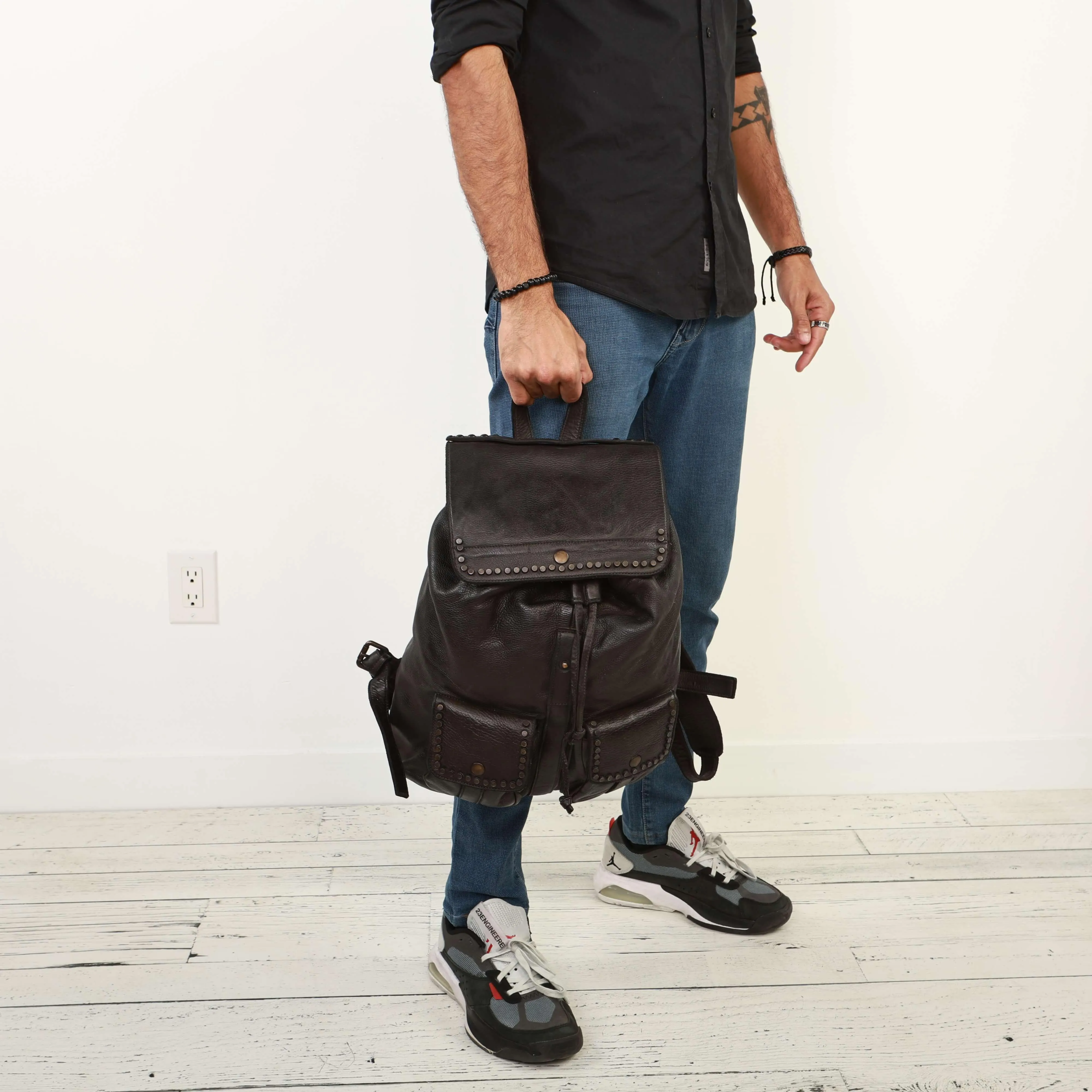 Classic Leather Backpack