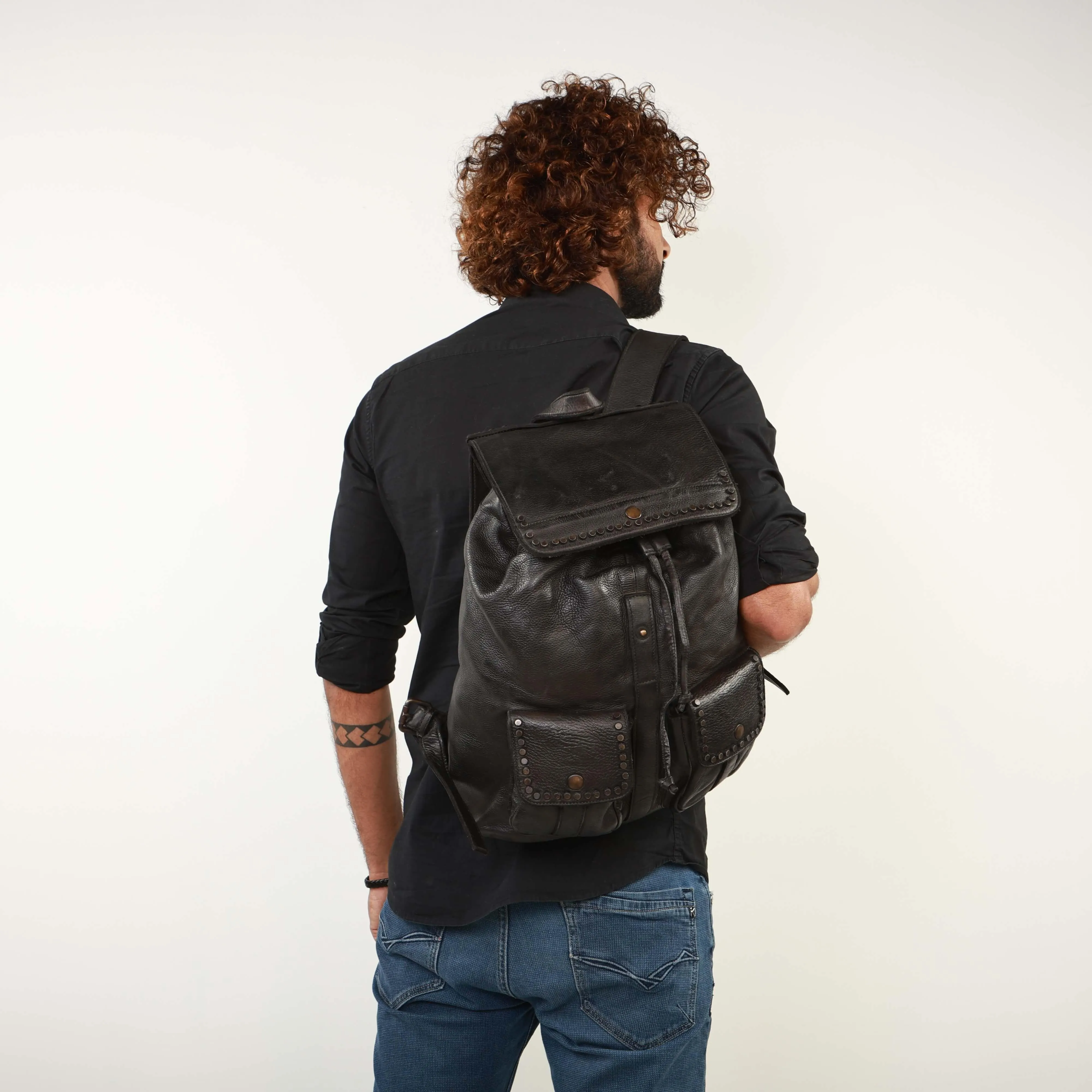 Classic Leather Backpack