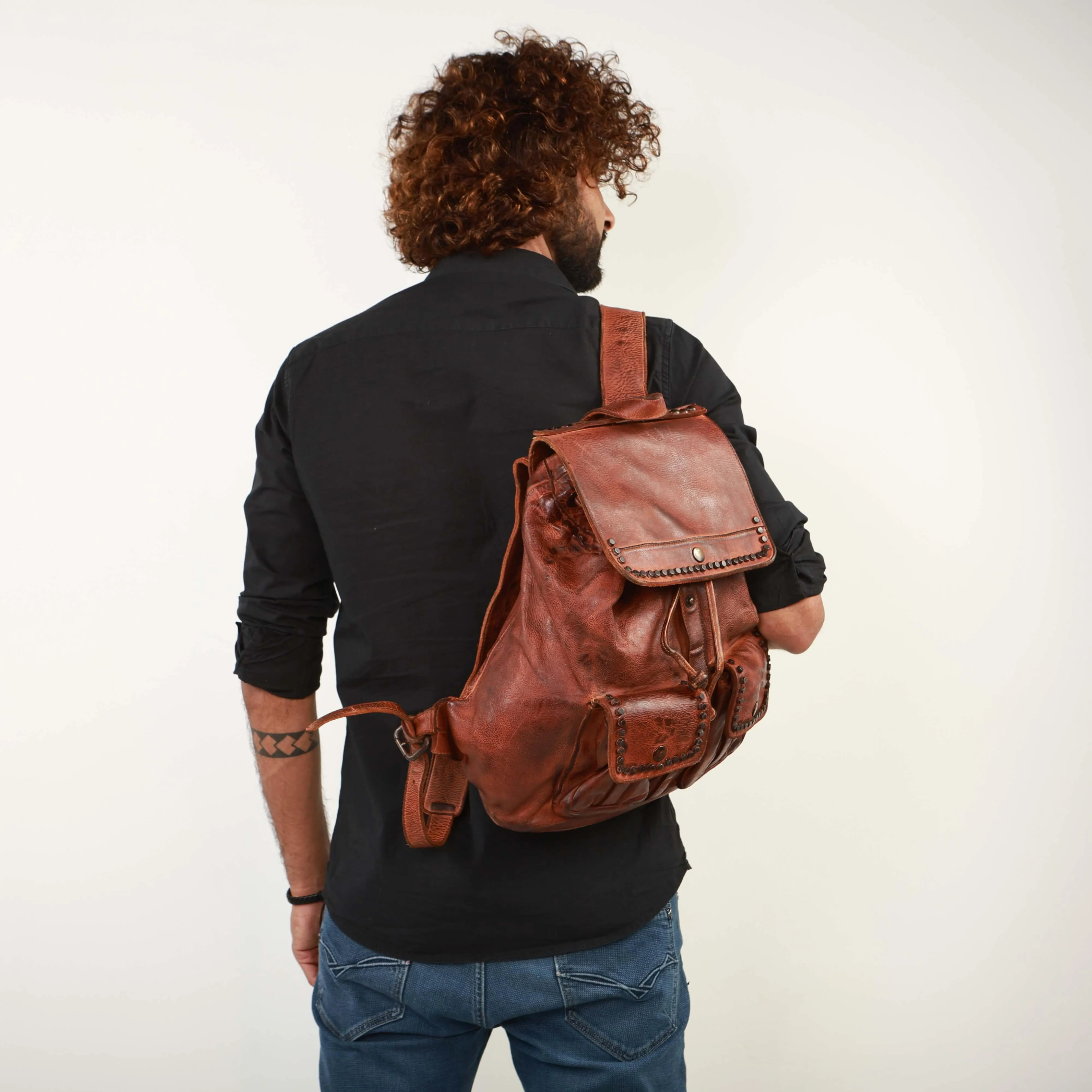 Classic Leather Backpack