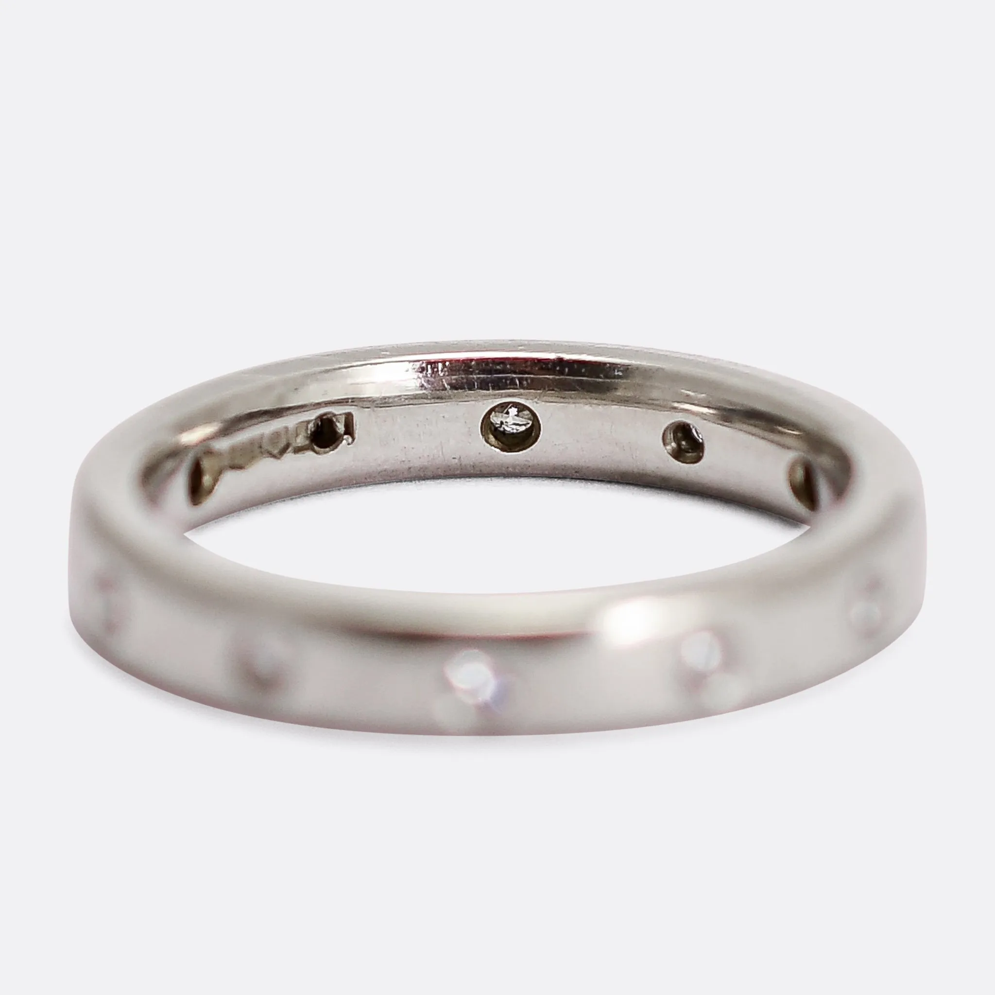 Contemporary Diamond Wedding Band