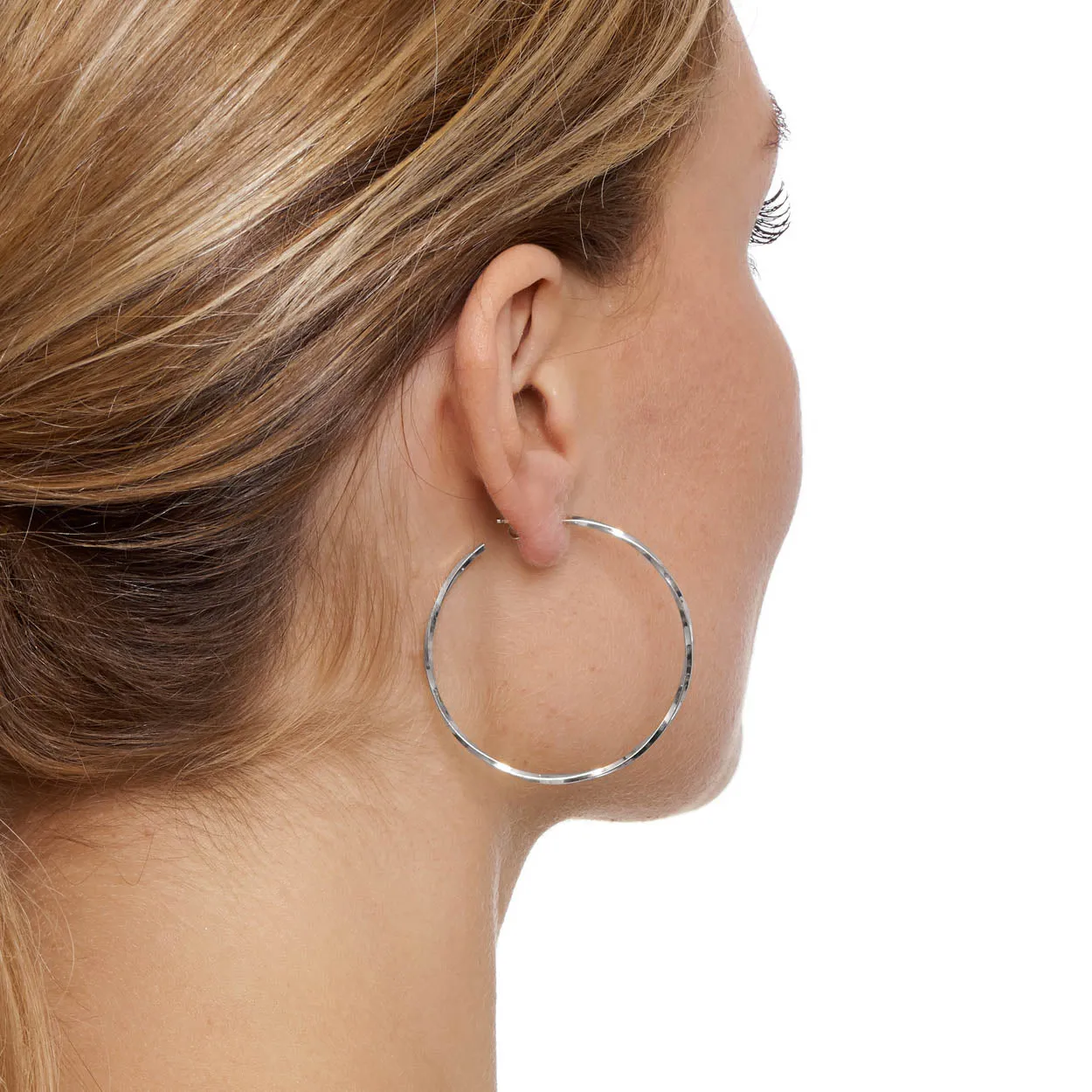 Delicate Twist "Lago di Como" Hoop Earrings - Small