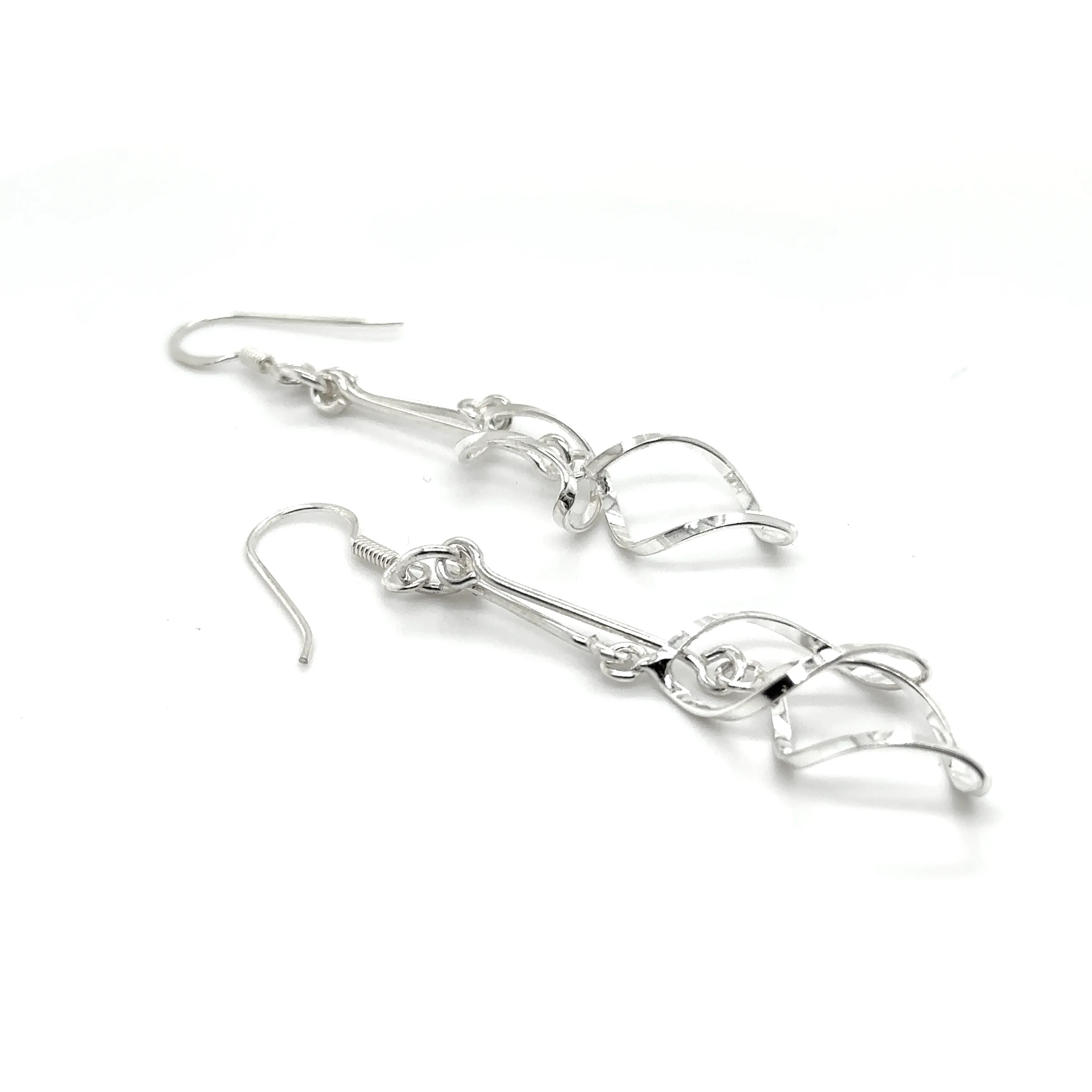 Delicate Twisted Freeform Earrings