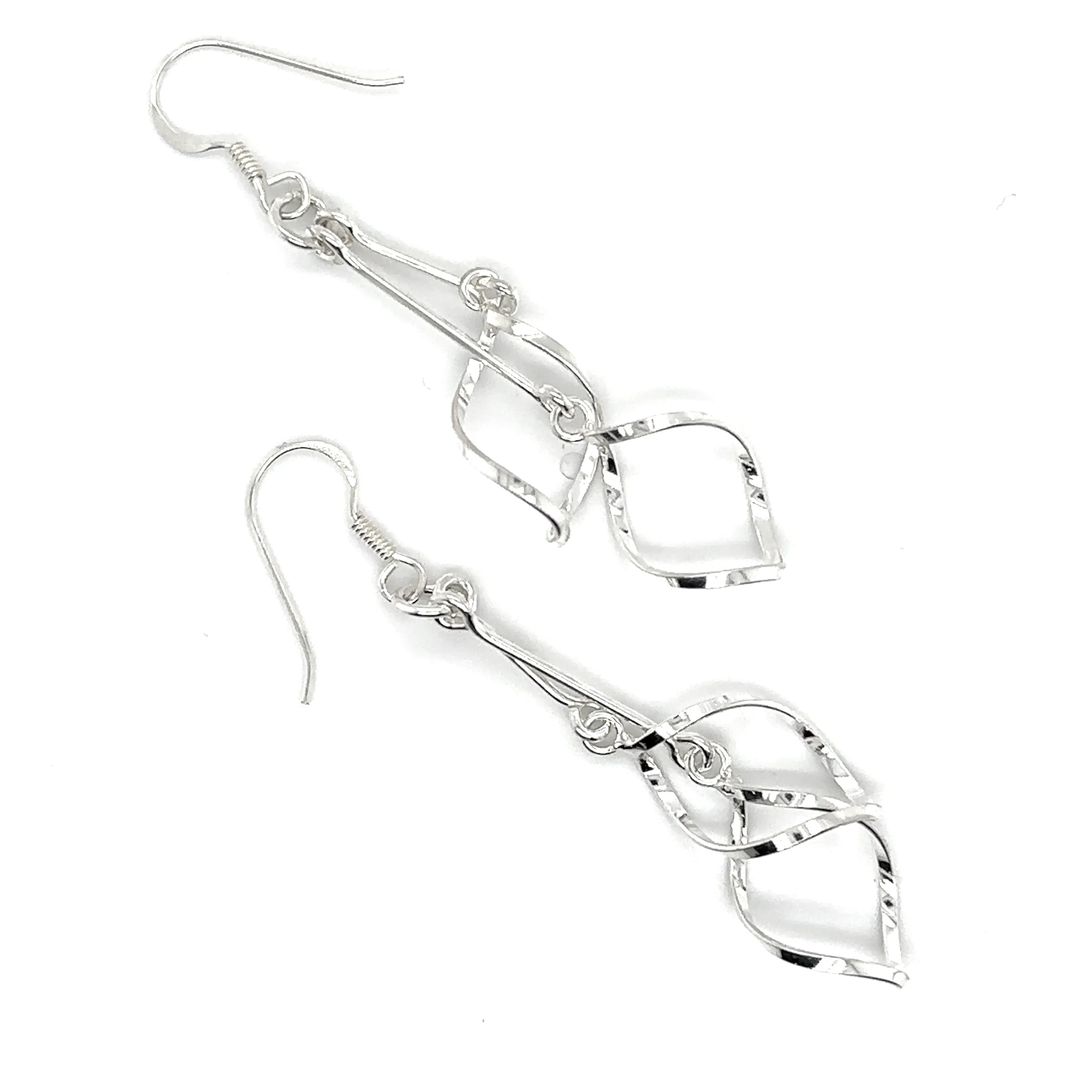 Delicate Twisted Freeform Earrings