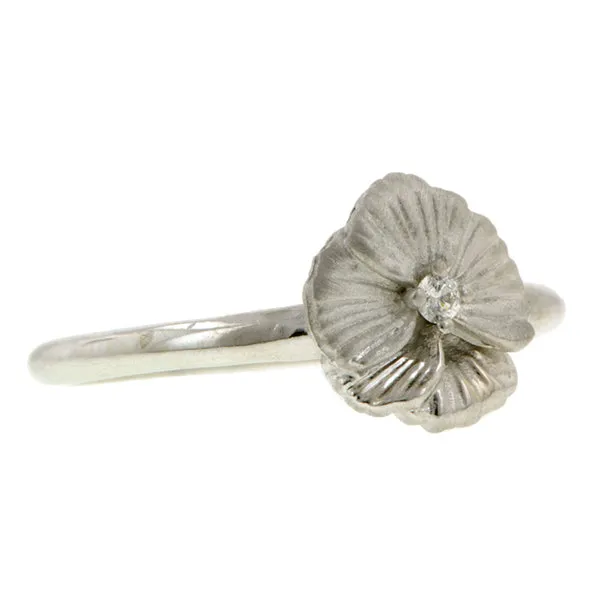 Diamond Pansy Ring- Heirloom by Doyle & Doyle