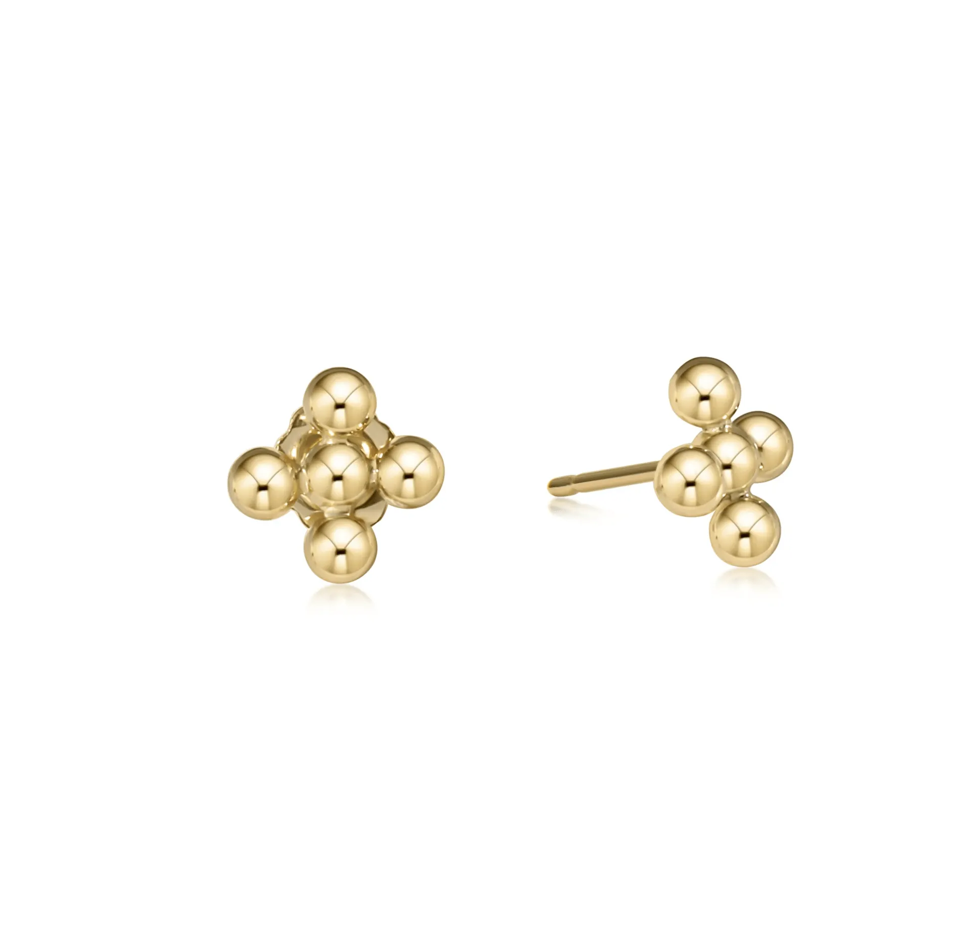 E Newton Classic Cross 3mm Studs