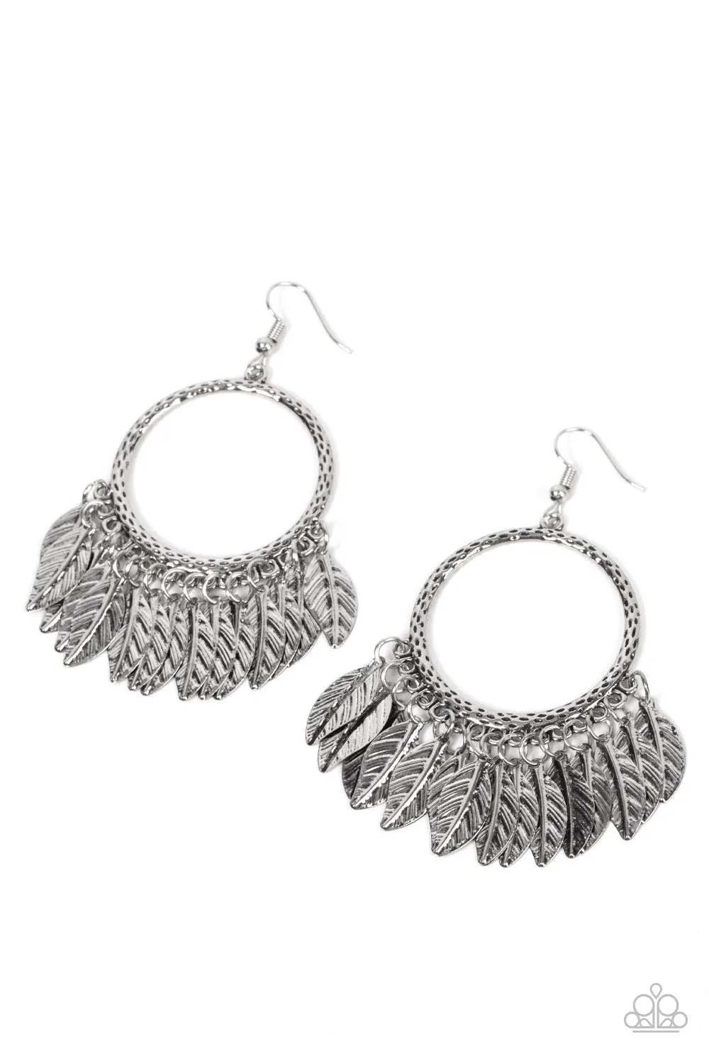 Earrings FOWL Tempered - Silver E390