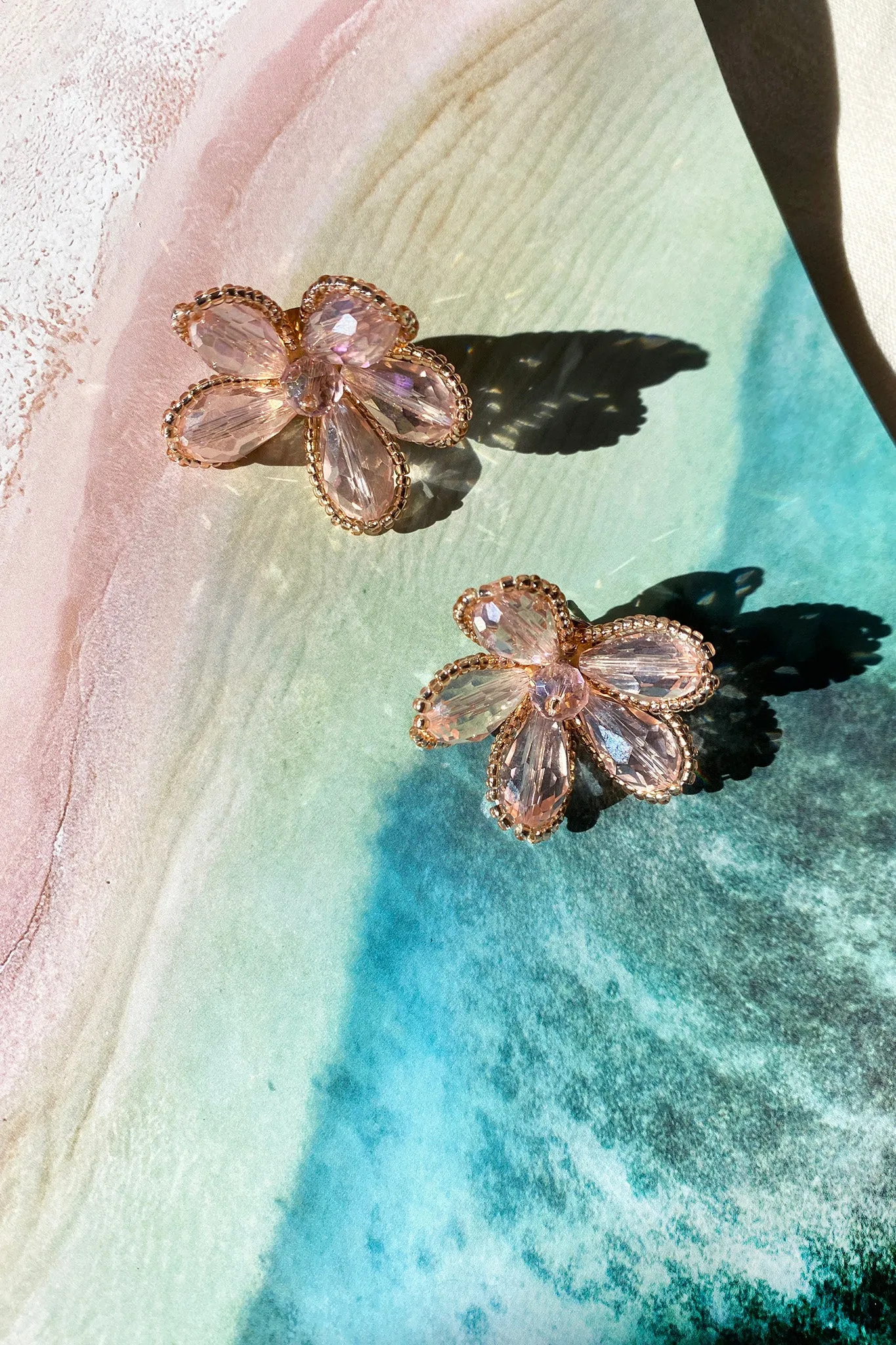 Eden Gold Earrings - Rose Gold