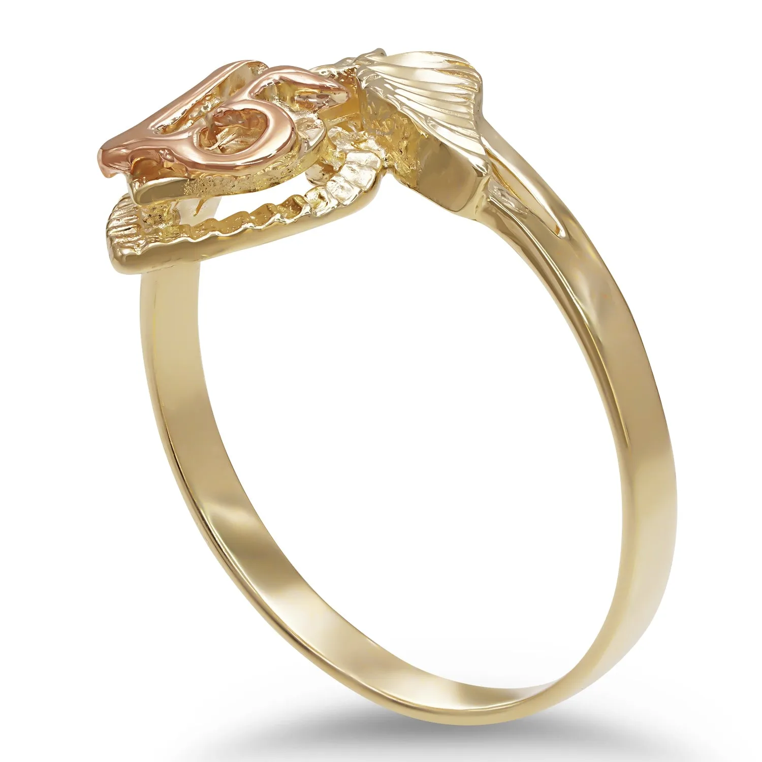 Engraved Gold Ring