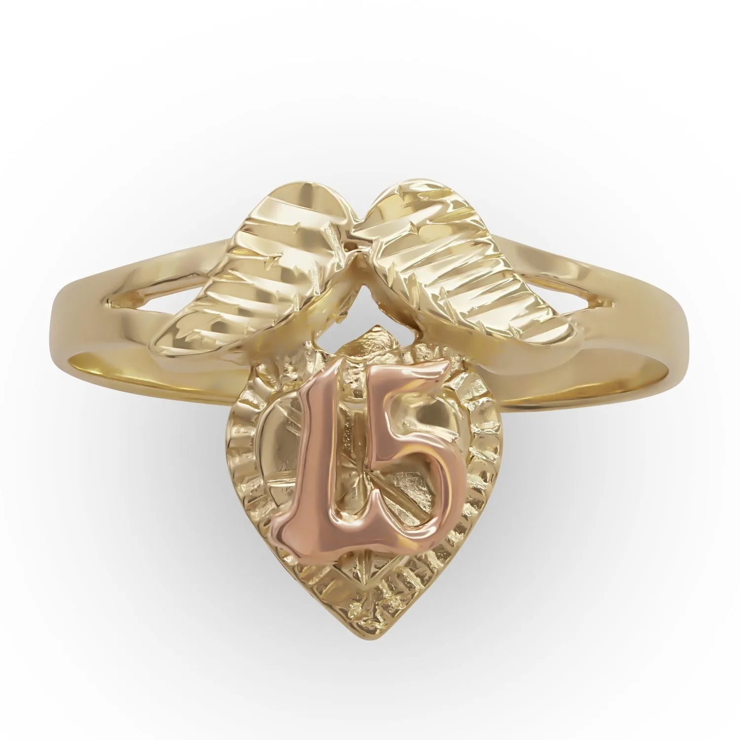 Engraved Gold Ring