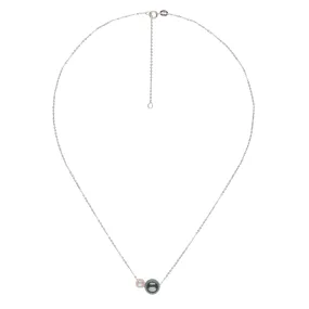 Floating Tahitian & Akoya Pearl Pendant