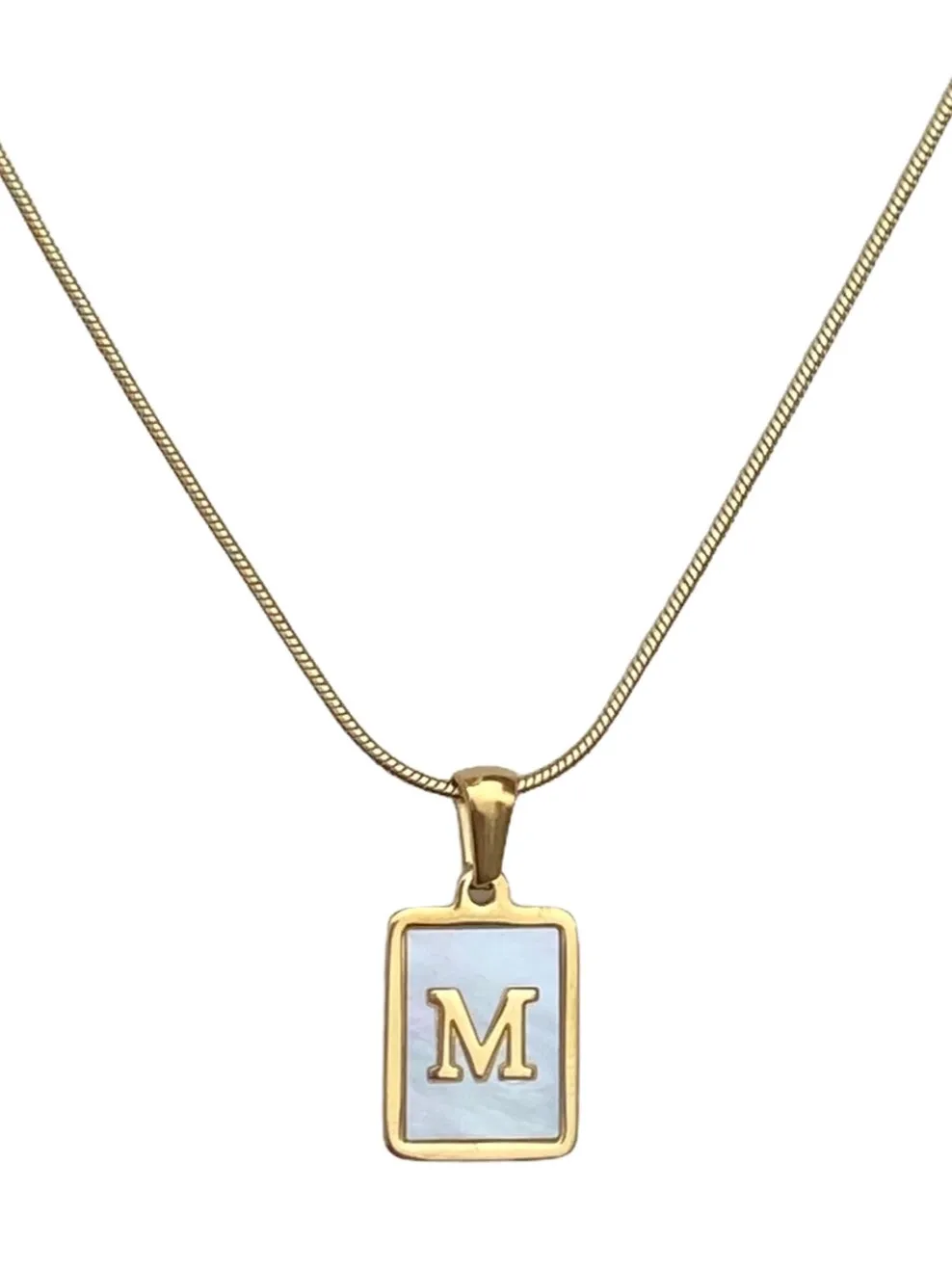 Free Agent Initial Necklace