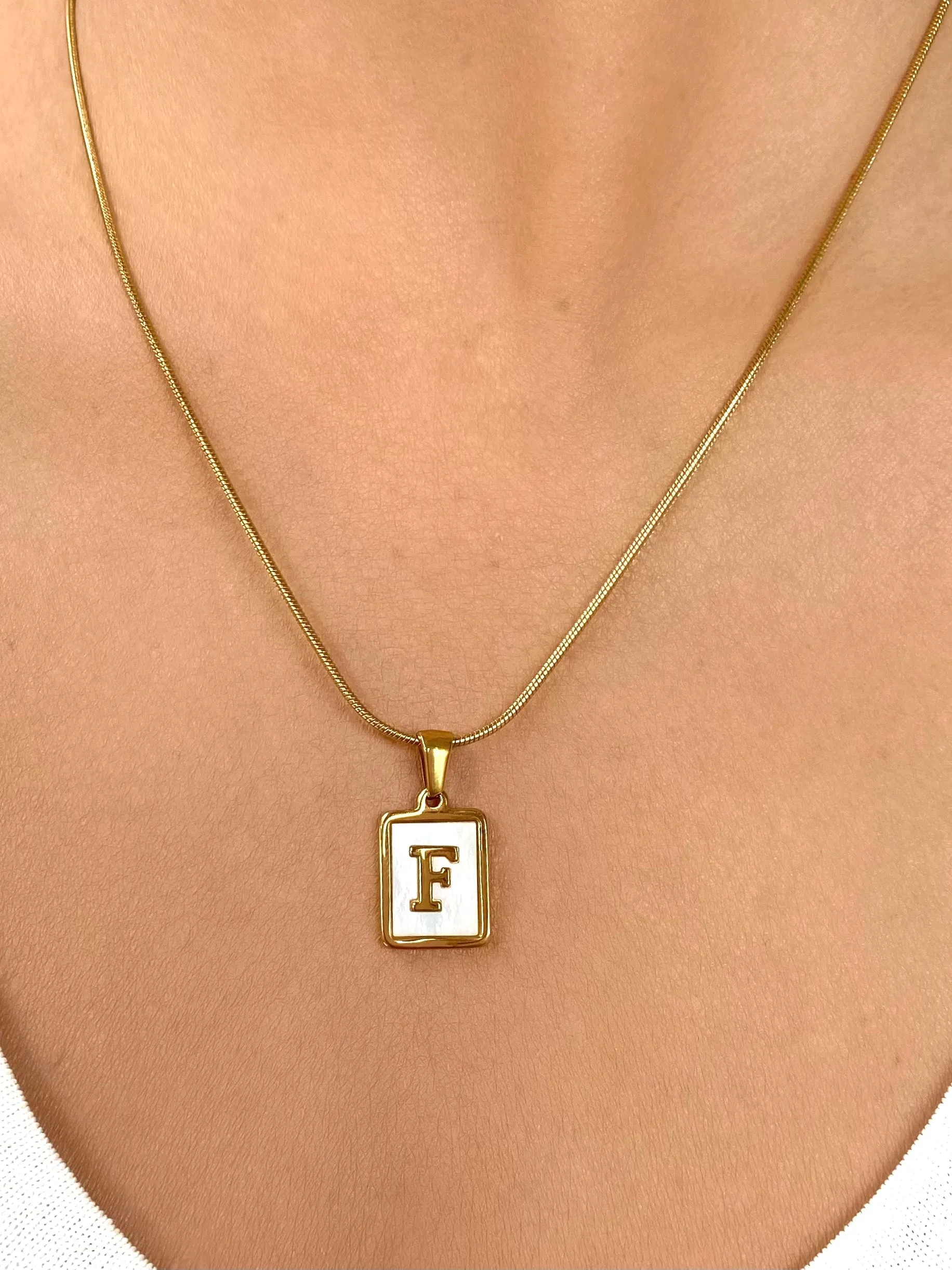 Free Agent Initial Necklace