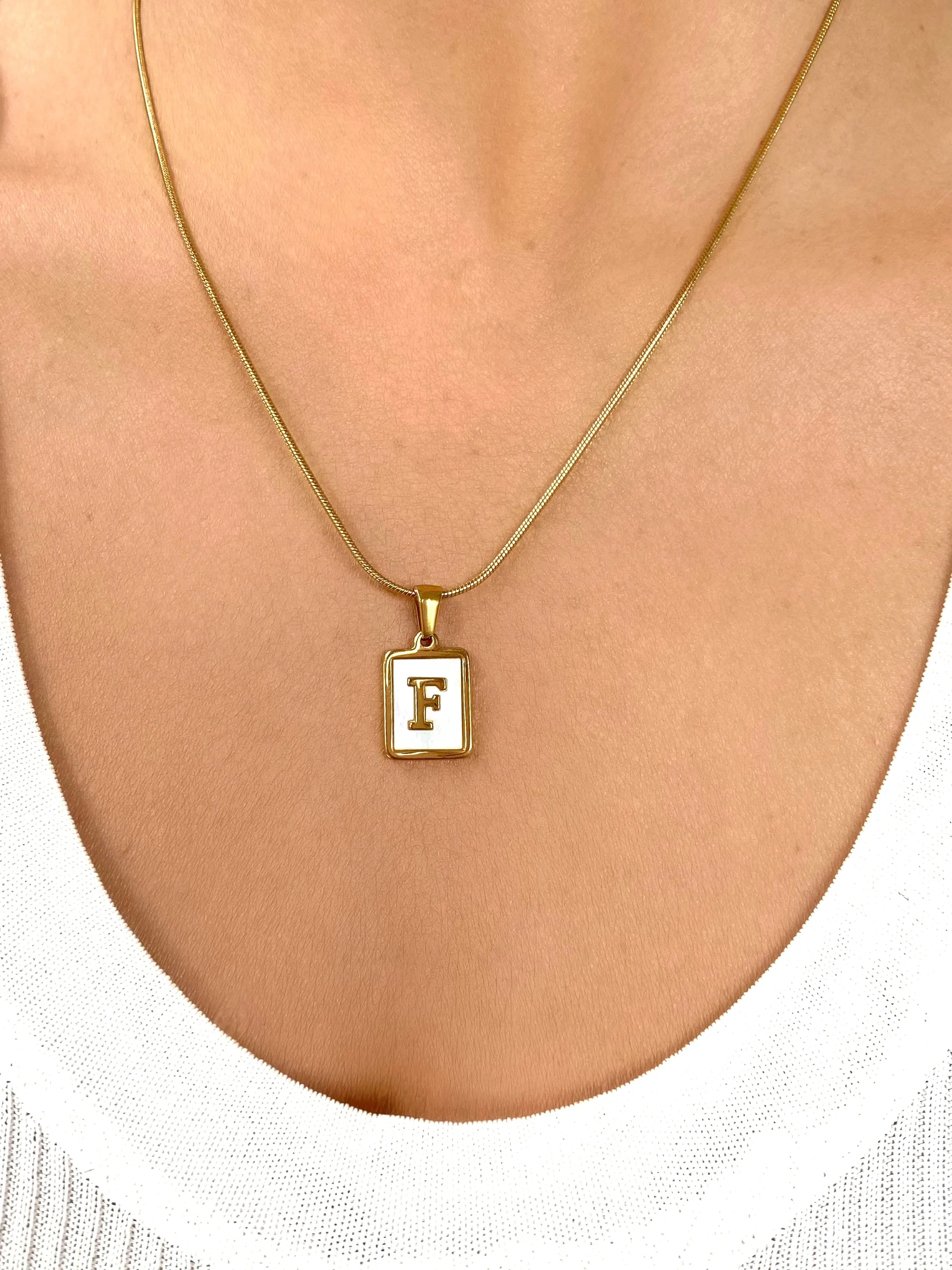 Free Agent Initial Necklace