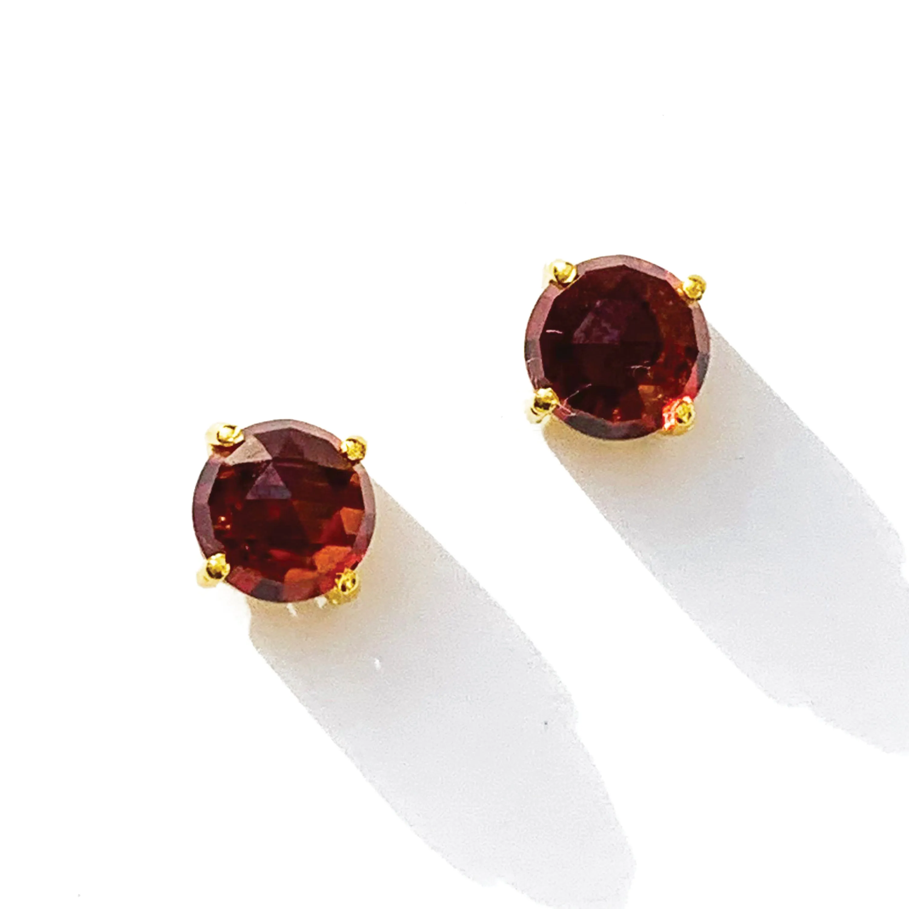 Garnet Studs