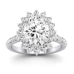 Gazania - GIA Natural Oval Diamond Engagement Ring