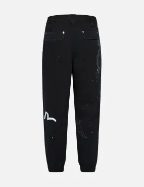 Godhead Appliqué Loose Fit Jogger Pants