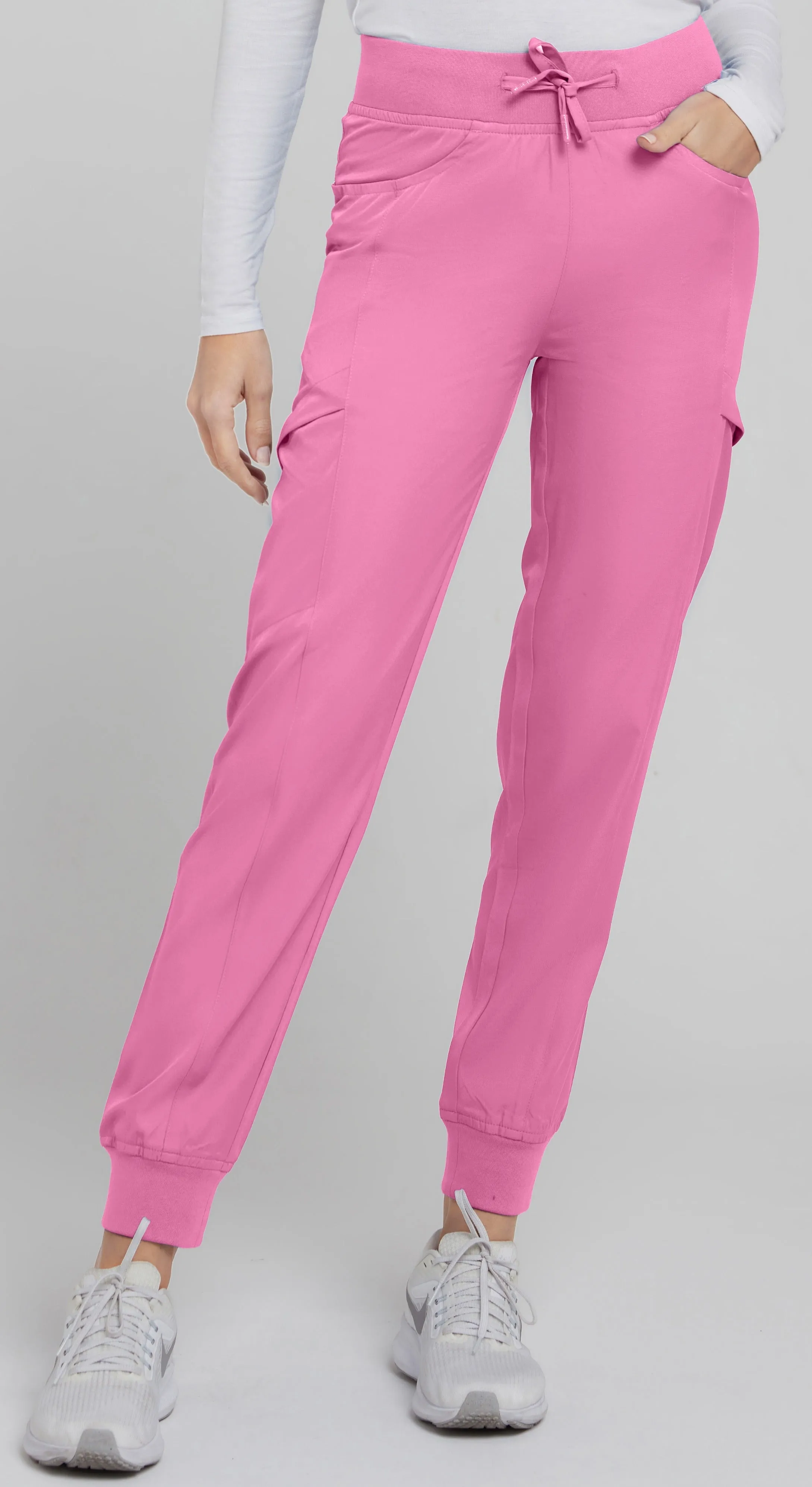 Hannah - Medichic Knit Waist Jogger XXS-5XL / Bubble Gum