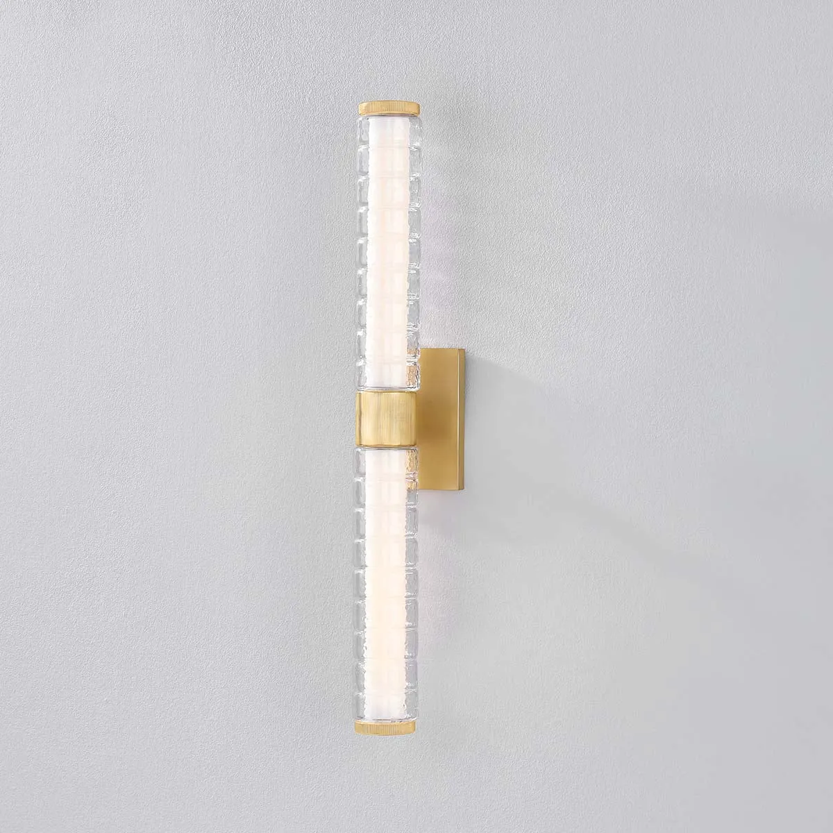 Hudson Valley Lighting Castor Bath Sconce-Aged Brass