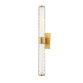 Hudson Valley Lighting Castor Bath Sconce-Aged Brass