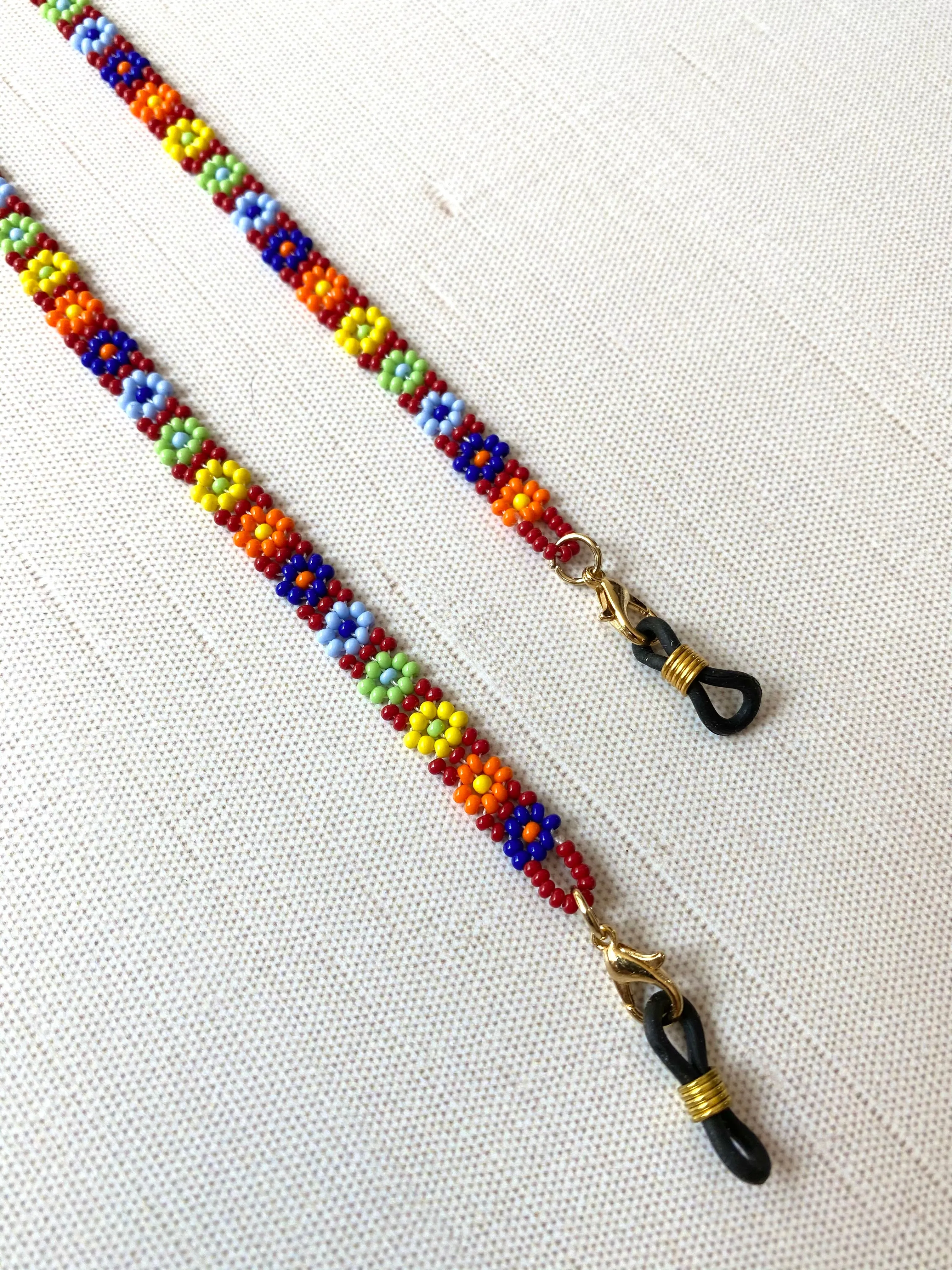 Huichol Beaded Glasses Necklaces