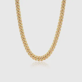 ICED CUBAN CHAIN 12MM - Gold