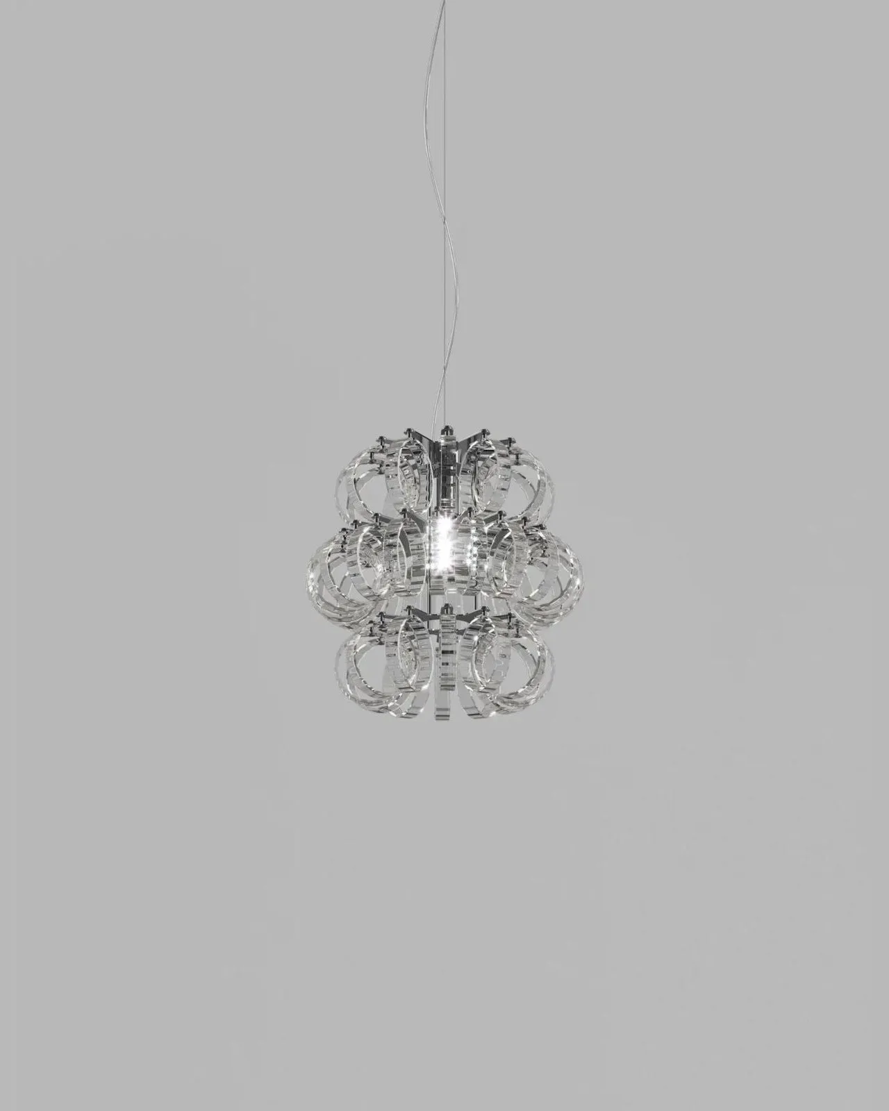 Italian Chain-Link Glass Chandelier | Assorted Sizes