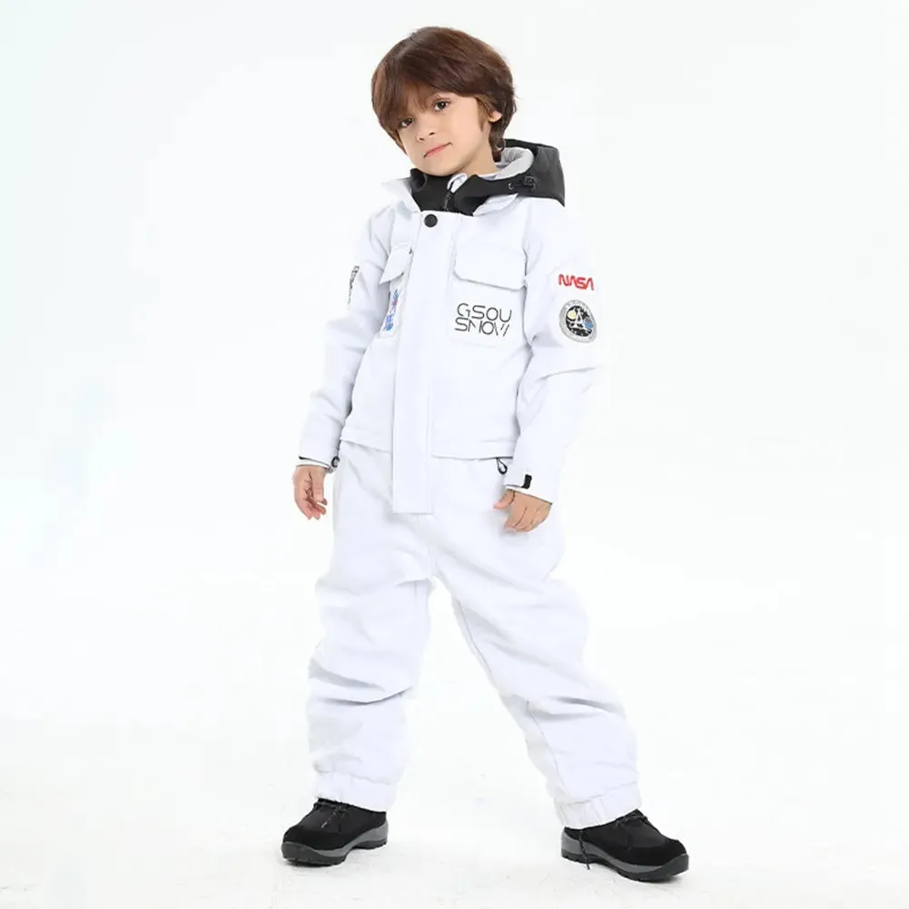 Kids One Piece Insulated Ski Snowsuits