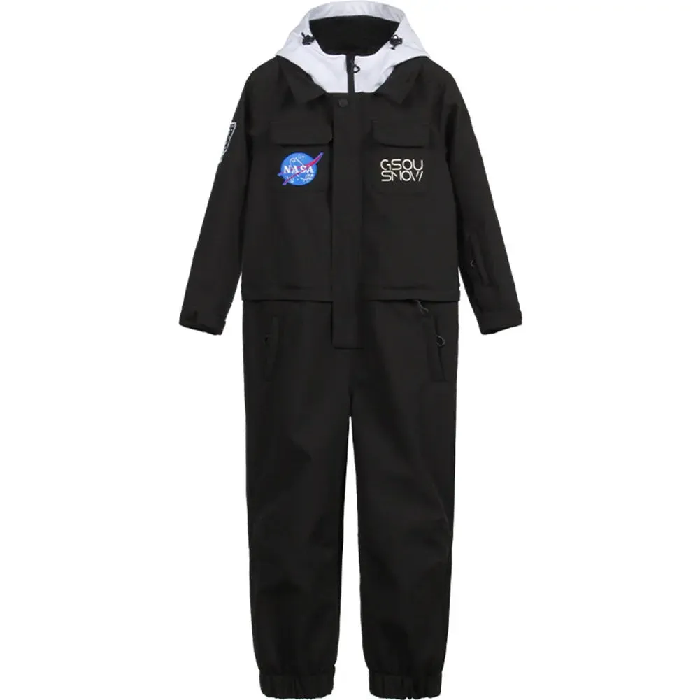 Kids One Piece Insulated Ski Snowsuits