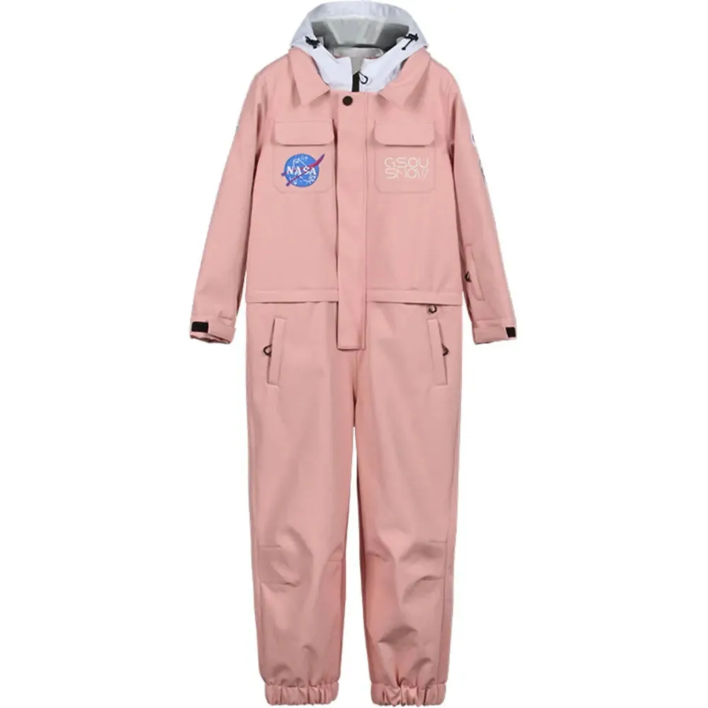 Kids One Piece Insulated Ski Snowsuits