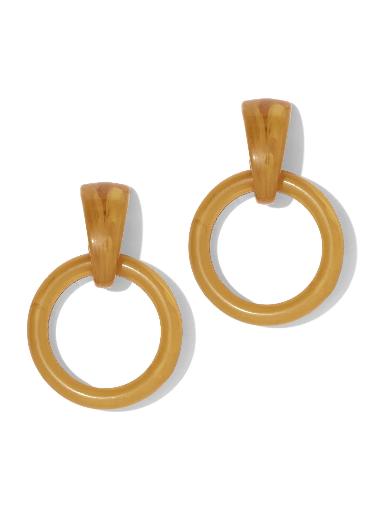 Linear Drop Hoop Earring