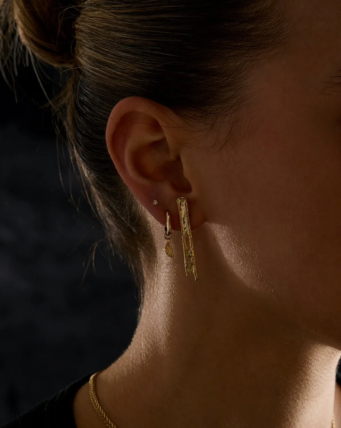 Linen Ear Pin 1.0 | Gold