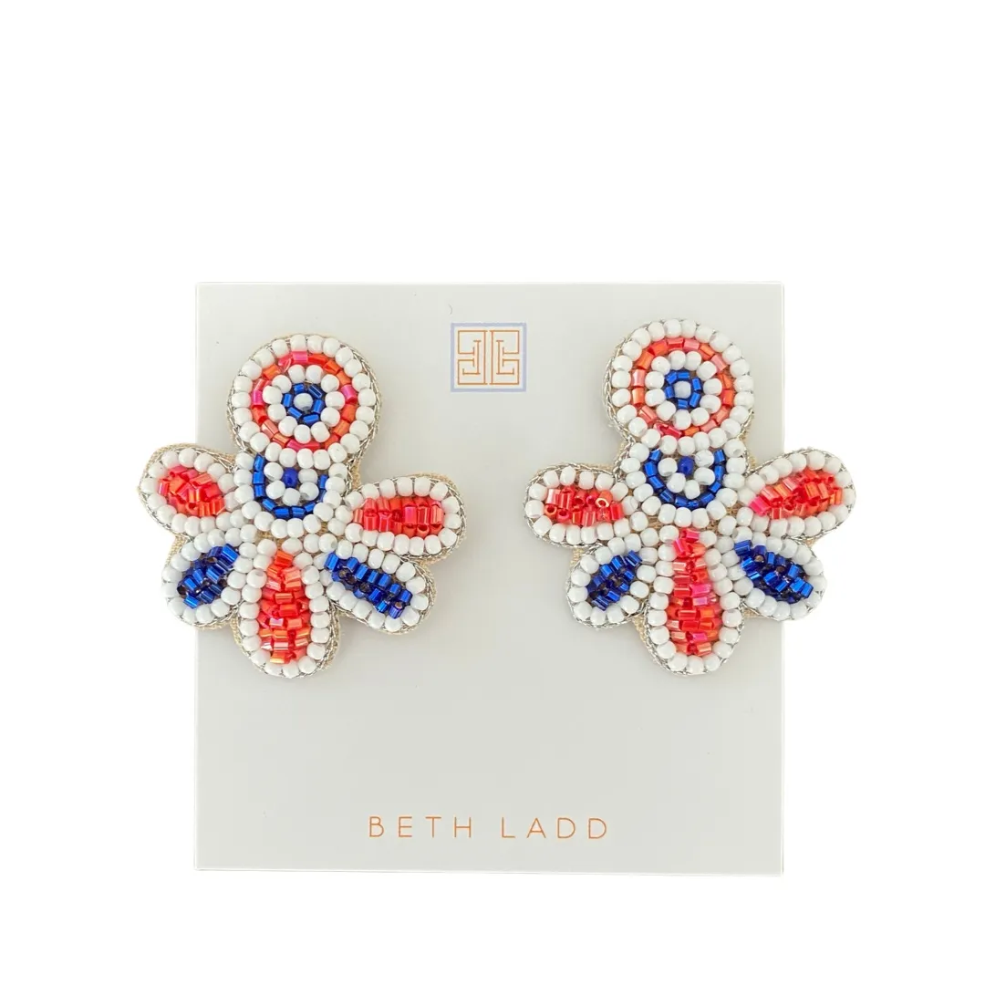 Love Studs in Red, White and Blue