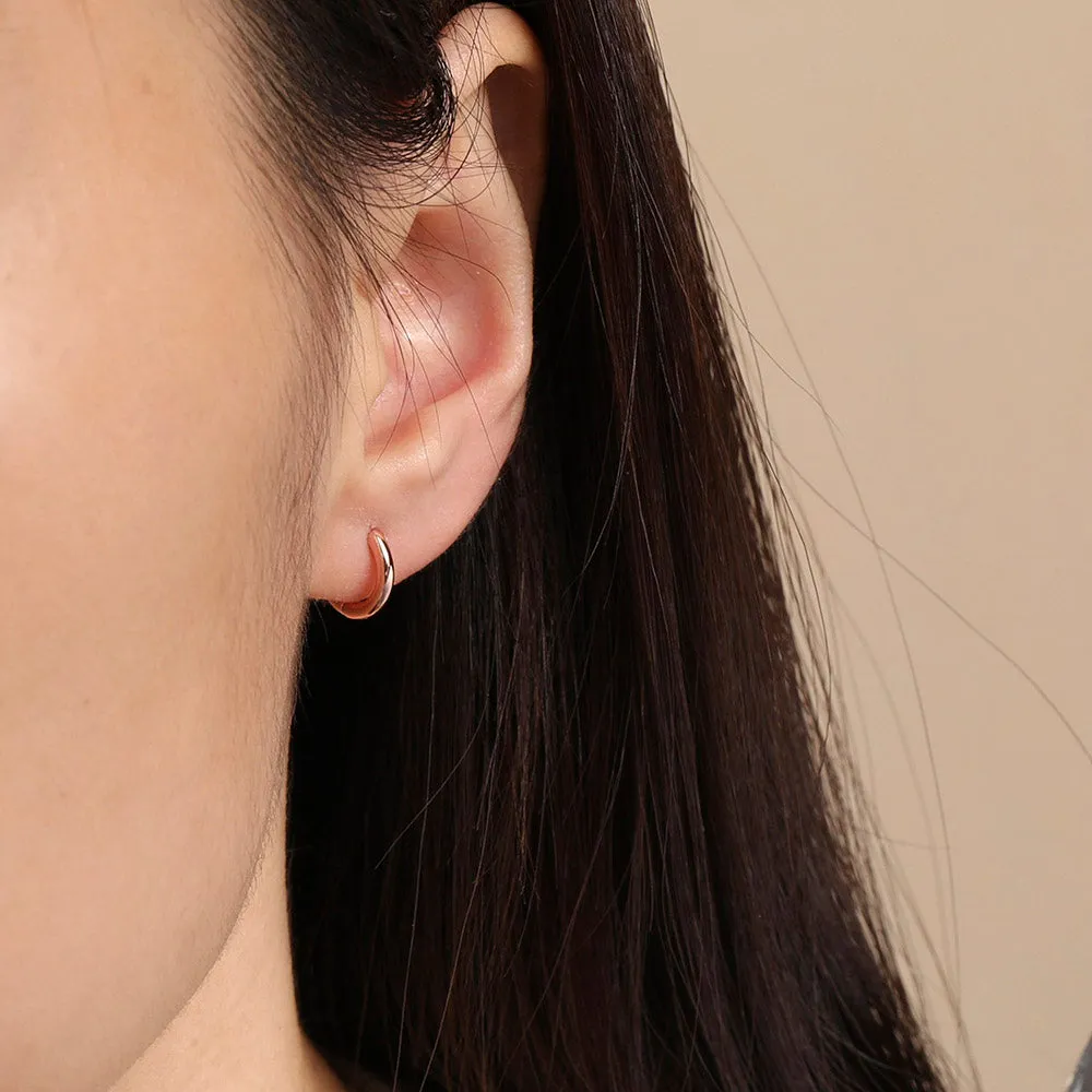 Minimalist Tiny Huggie Hoop Earrings