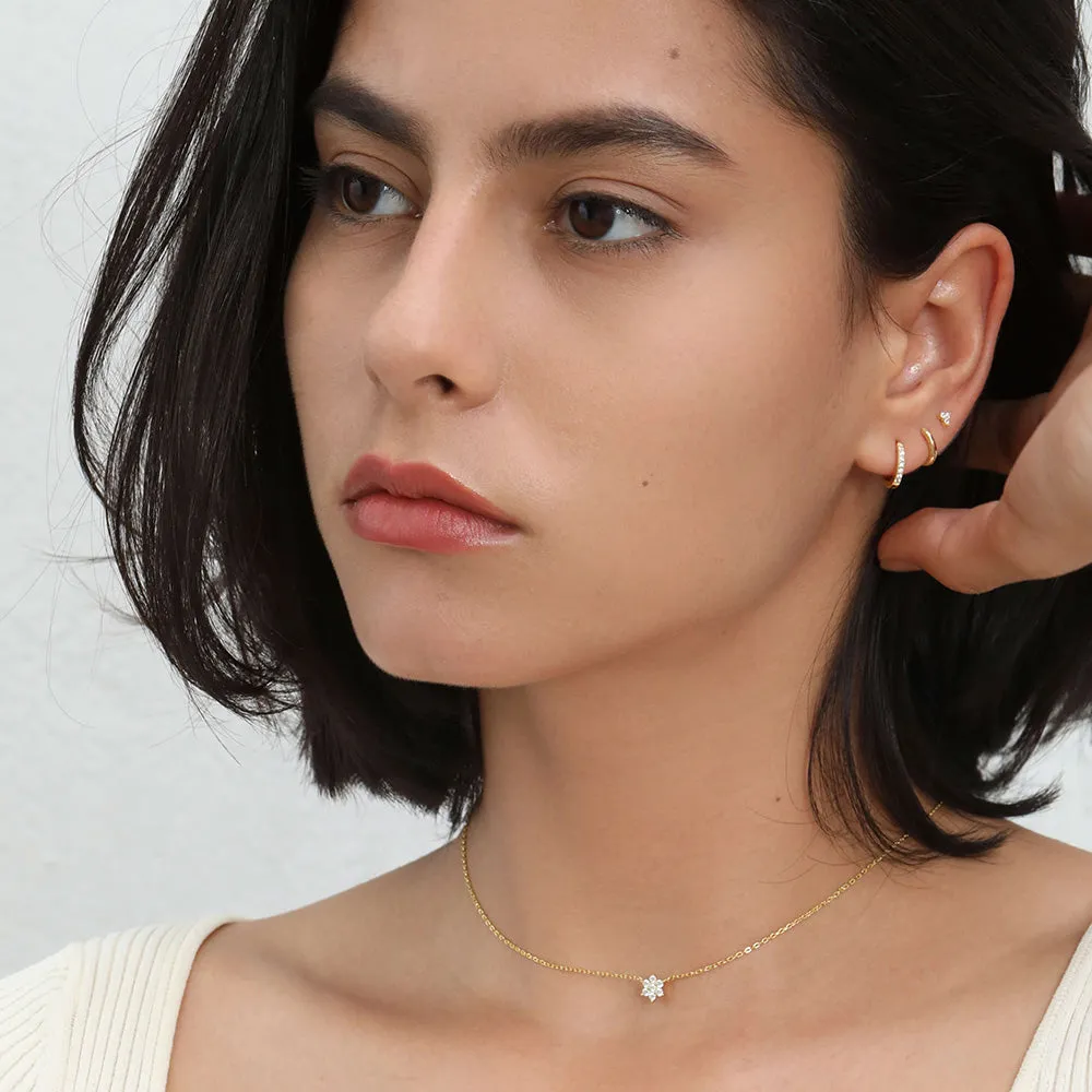 Minimalist Tiny Huggie Hoop Earrings