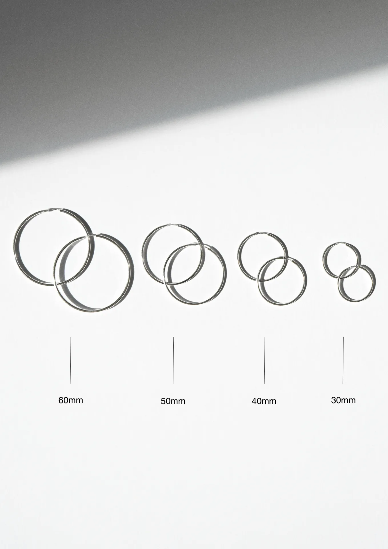 Nomad Hoops Silver, 30mm