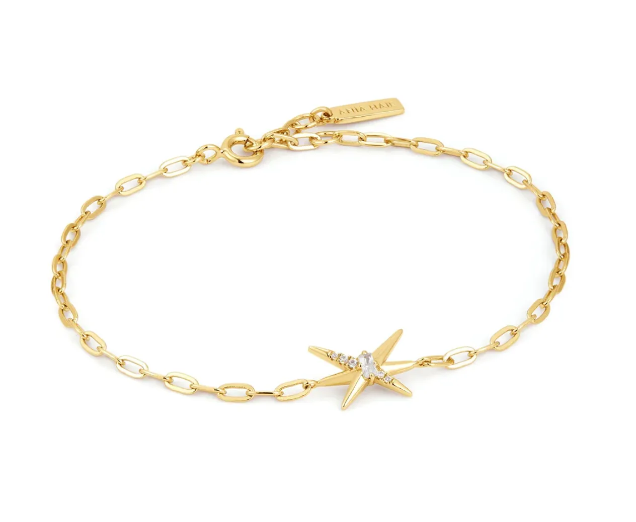 Polished Punk - Gold Spike Chain Bracelet