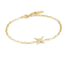 Polished Punk - Gold Spike Chain Bracelet