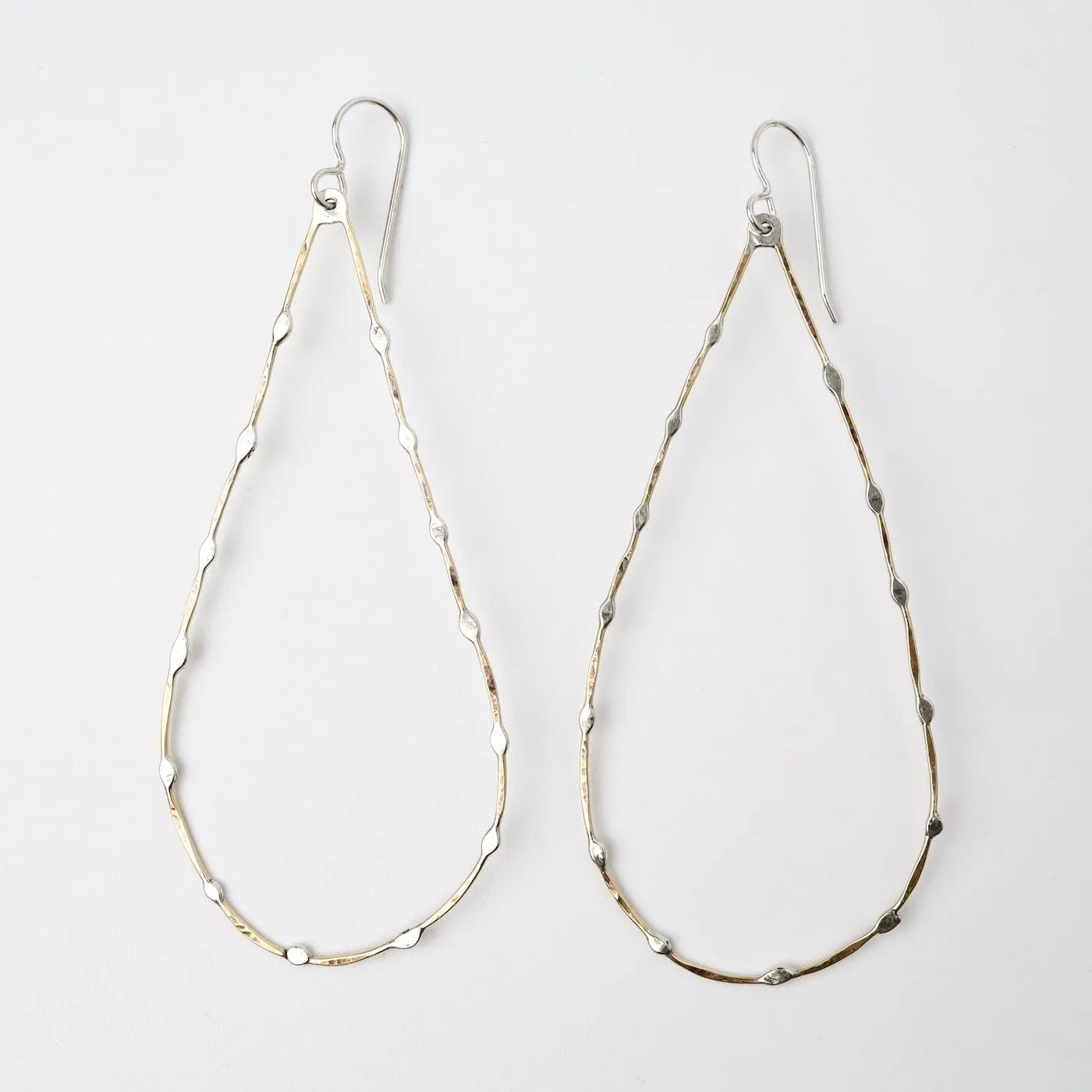 Raindrop Hoop Earrings