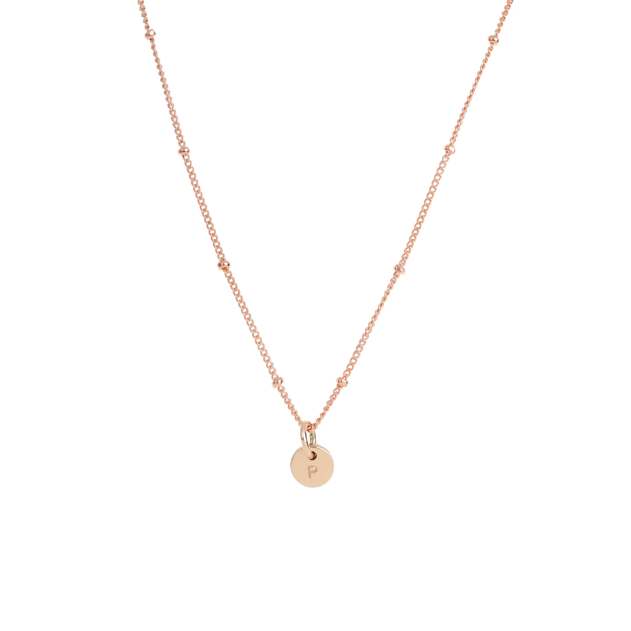 Rose Gold Petite Personalised Necklace