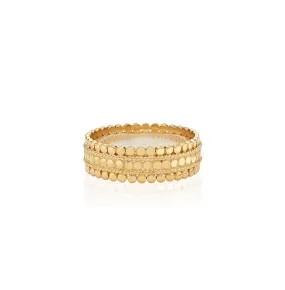 Scalloped Band Ring - Gold